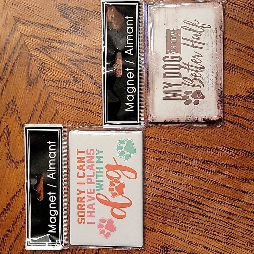 Ceramic Pet Magnets, 2.75x4 in. Dog Lover